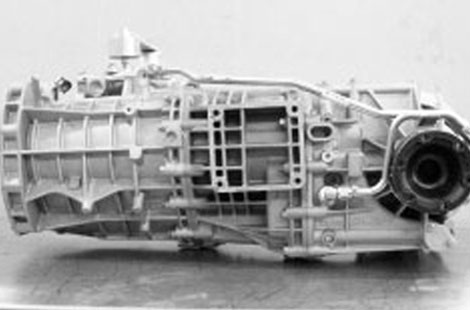 Car transmission component on surface